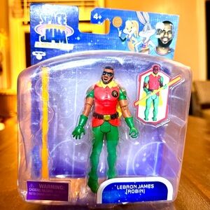 LeBron James Space Jam Robin Action Figure with Cape